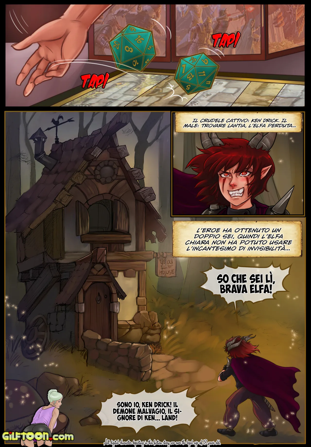 hentai ita Troie e Dungeons